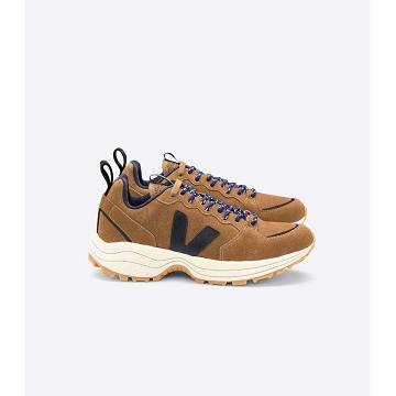 Men's Veja VENTURI SUEDE Running Shoes Brown | ZA 176LIS